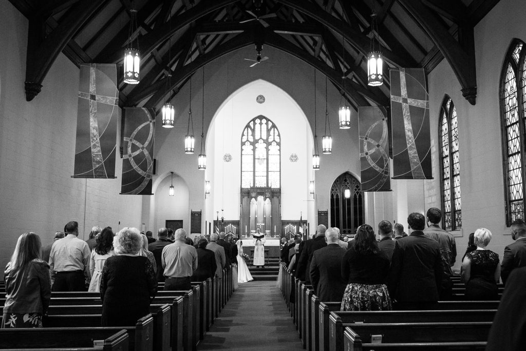 Fall Wedding at CityFlatsHotel and Trinity Lutheran Church in Port Huron photographed by Taylor Ingles Photography