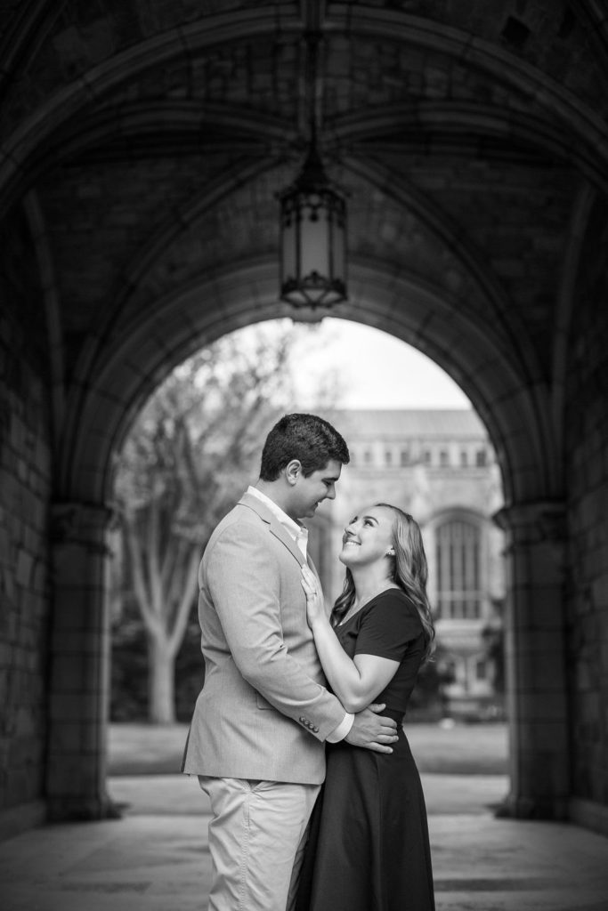 Summer Engagement Session at the University of Michigan Law Quad