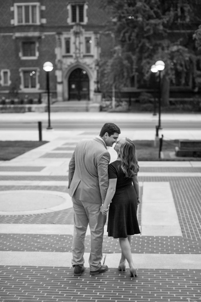 University of Michigan Engagement Session at the William Clements Library in Ann Arbor
