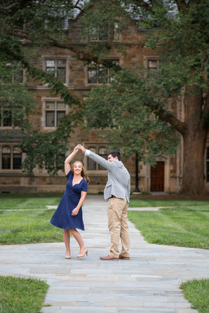 Summer Engagement Session at the University of Michigan Law Quad