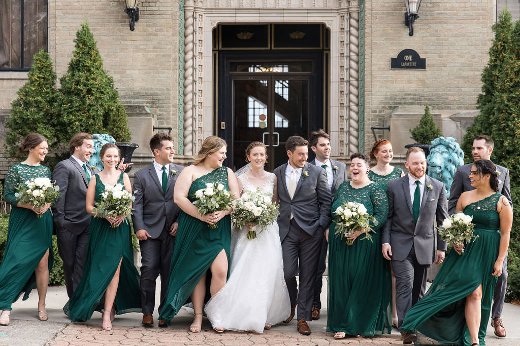 Emerald Green Wedding at the Lafayette Grande