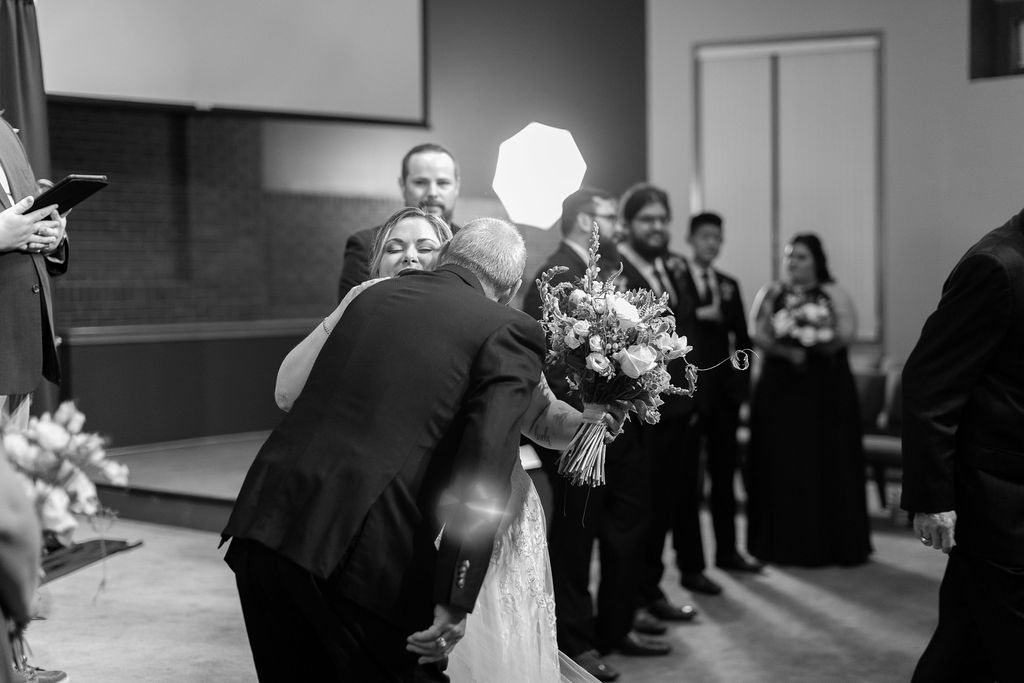 Church wedding in Lansing, Michigan photographed by Taylor Ingles Photography
