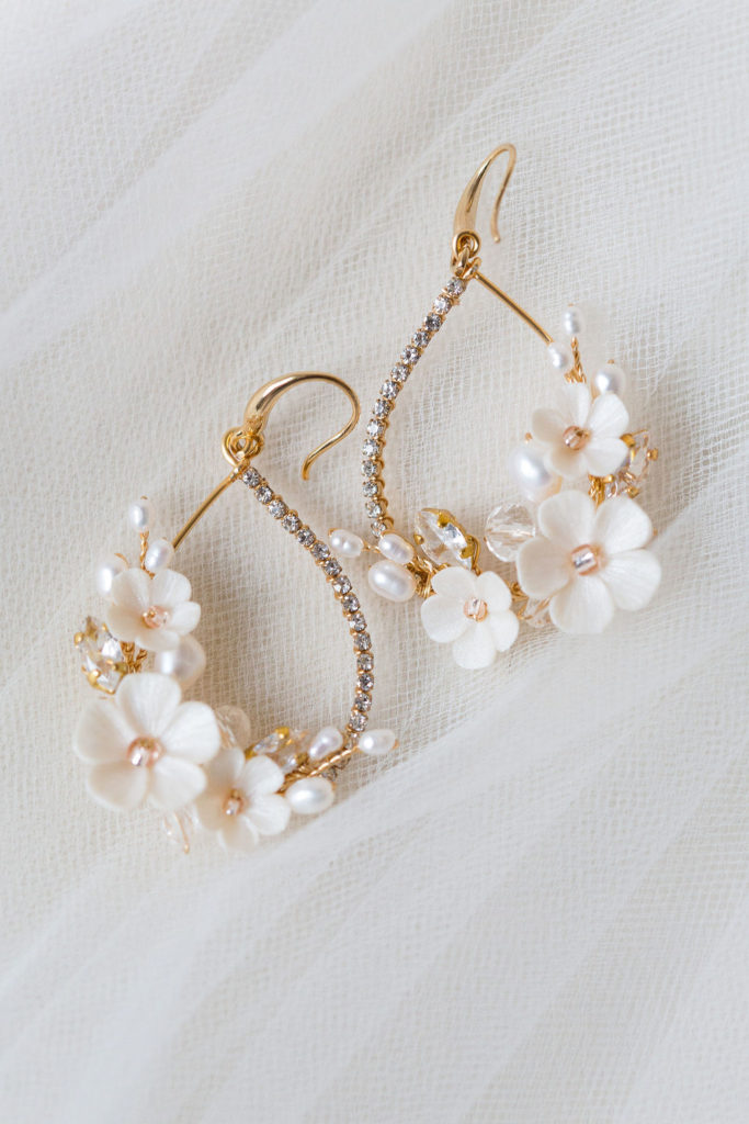 Summer Wedding at The Royal Park Hotel earrings
