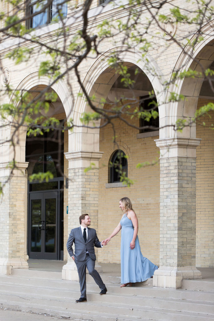 Belle Isle Engagement Session at the Belle Isle Casino