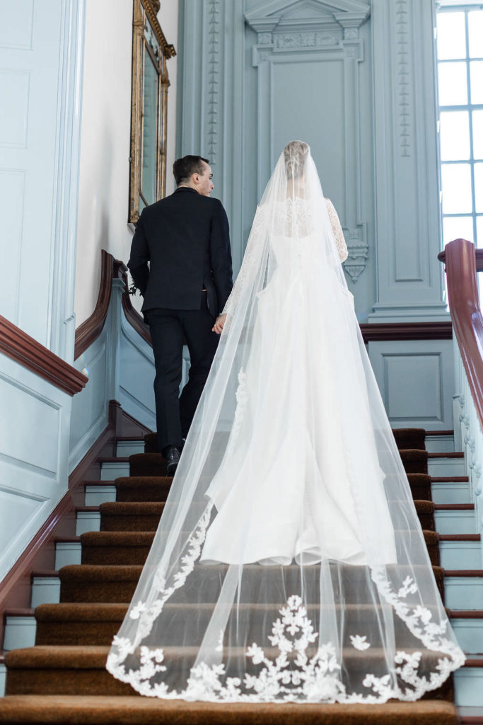 Winter wedding at the Henry Ford Museum Taylor Ingles Photography